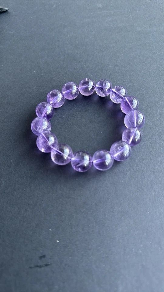 Purple Beaded Bracelet image 1